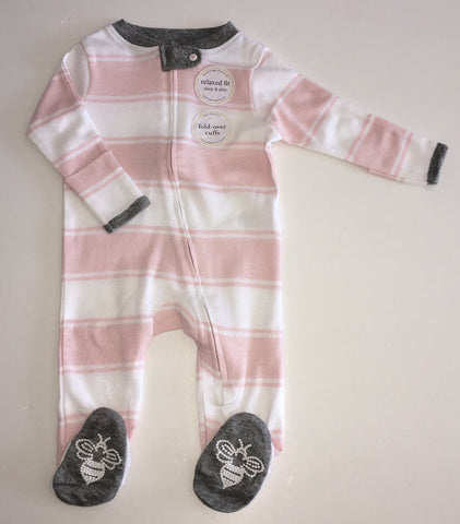 Burts Bees Sleepsuit, BNWOT, Girls Up to 1 Month