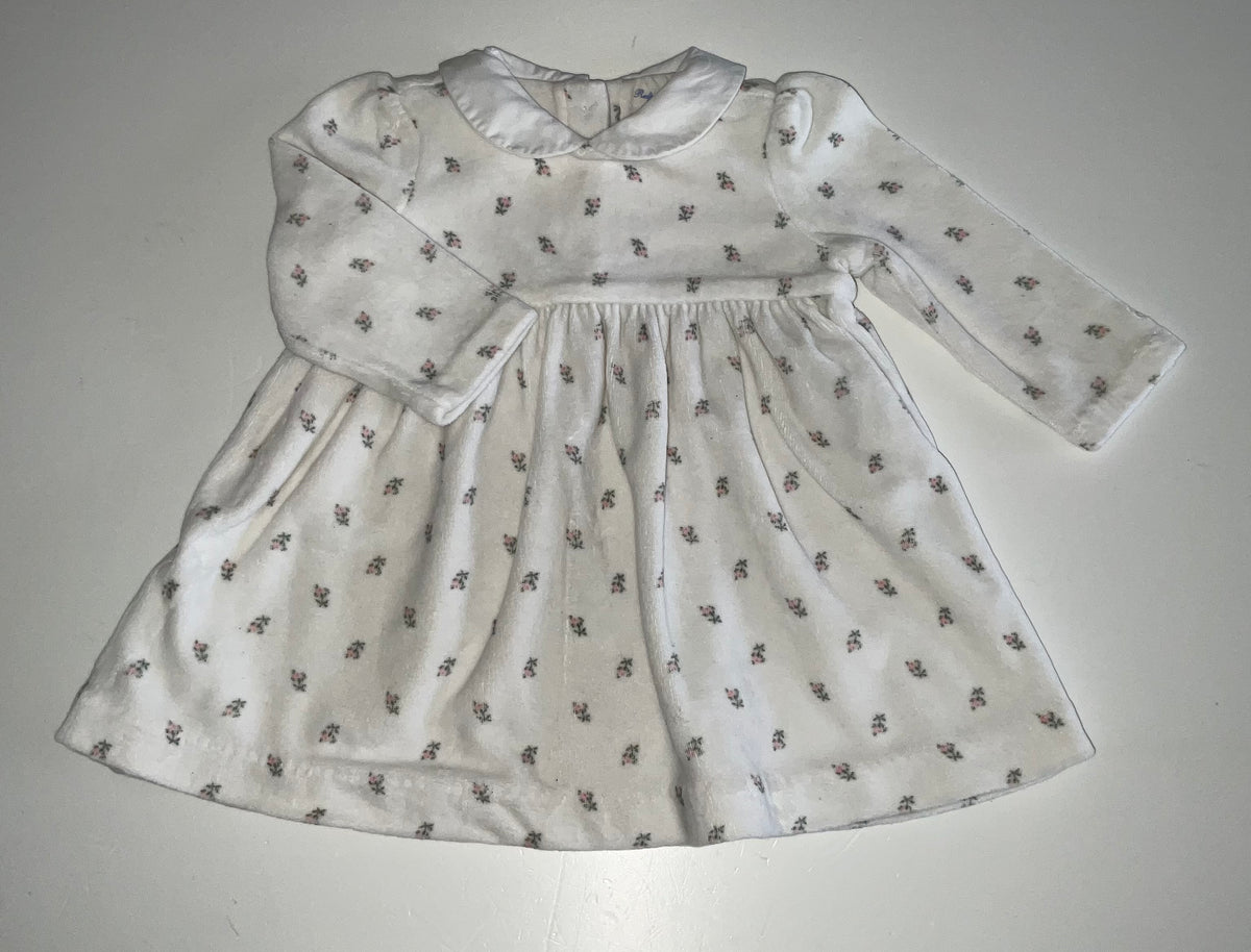 Ralph Lauren Velour Dress, Girls 0-3 Months