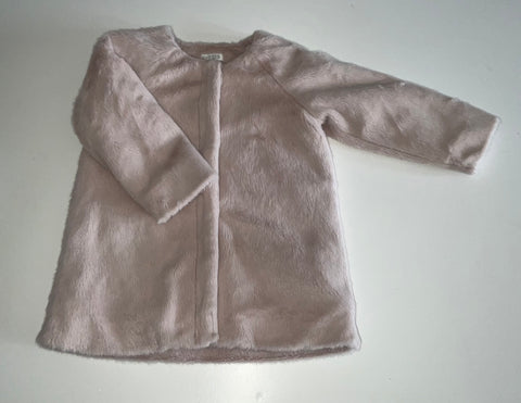 Mamas and Papas Fluffy Jacket, Girls 9-12 Months