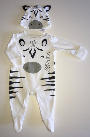 Next Sleepsuit and Hat, Unisex 0-3 Months