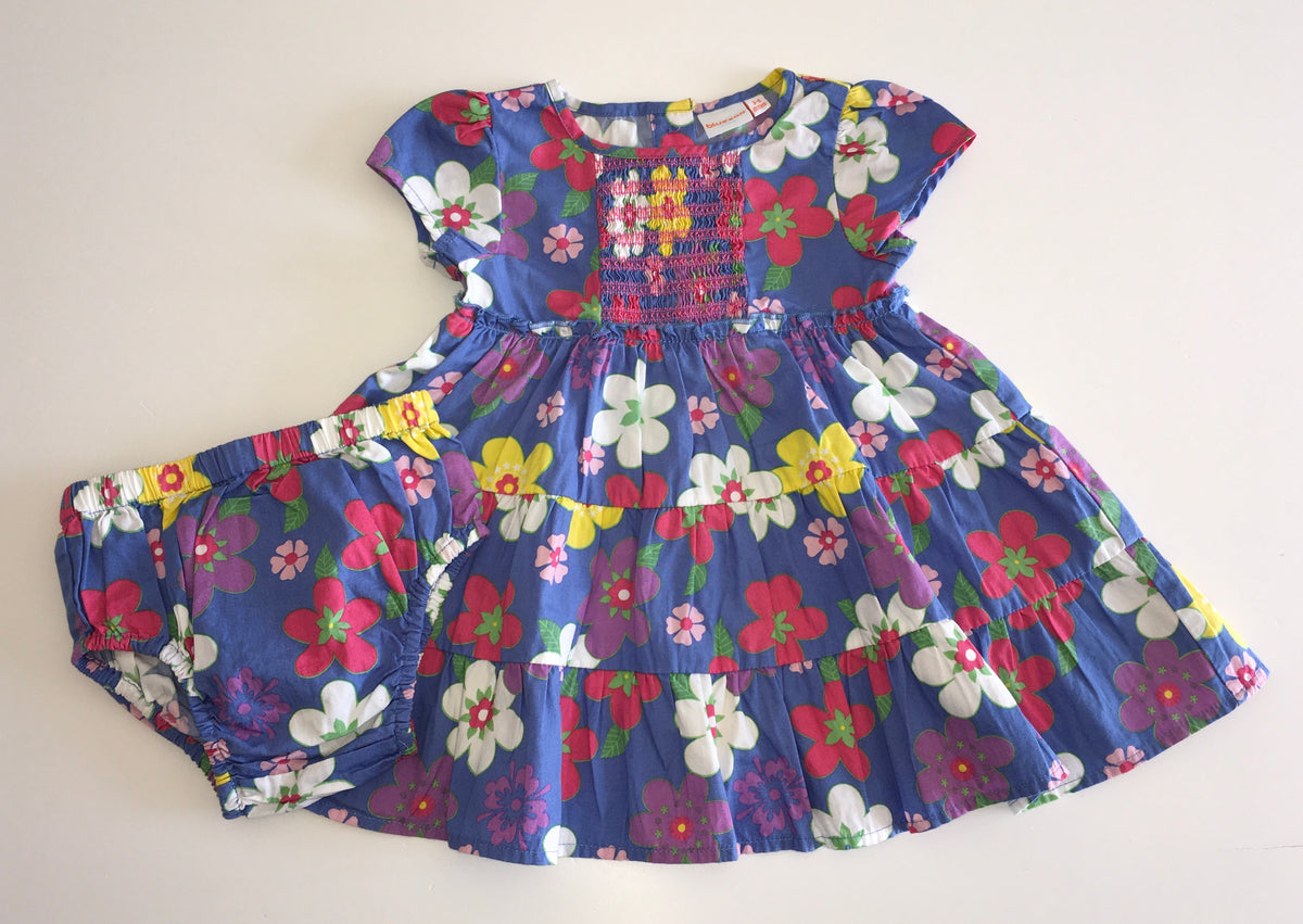 Bluezoo Dress and Knickers, Girls 3-6 Months