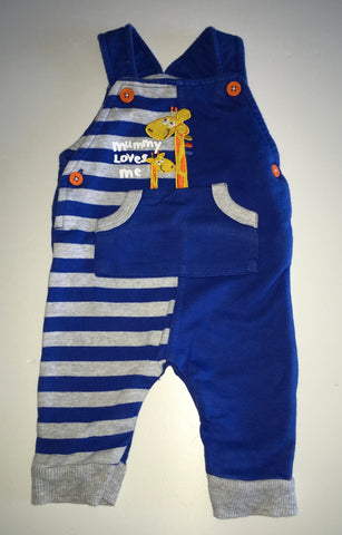 Bluezoo Dungarees, Boys 0-3 Months