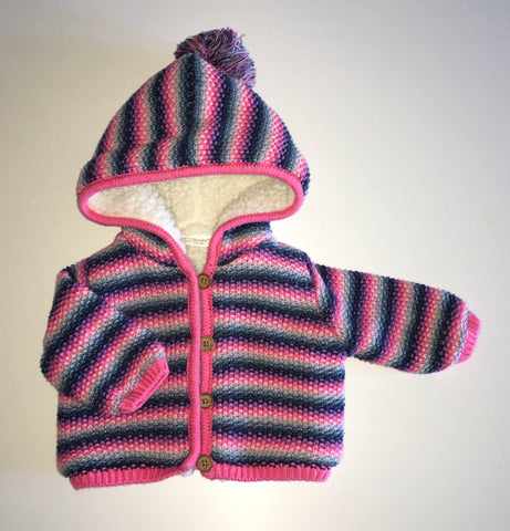 Next Thick Knit Jacket, Girls Up to 1 Month