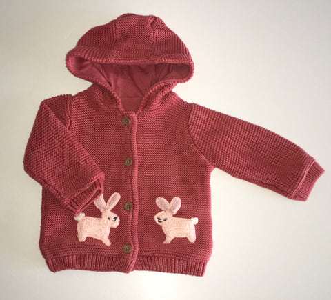 Mothercare Knit Jacket, Girls 3-6 Months