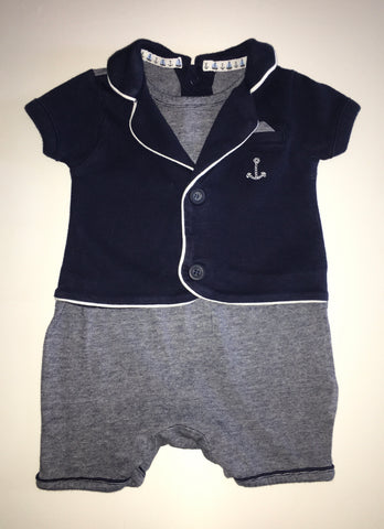 Mothercare Romper, Boys 0-3 Months