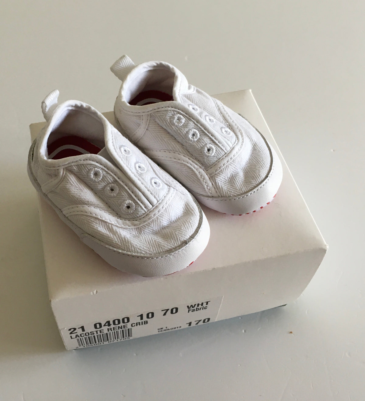 Lacoste Baby Shoes, Size 1 3-6 Months
